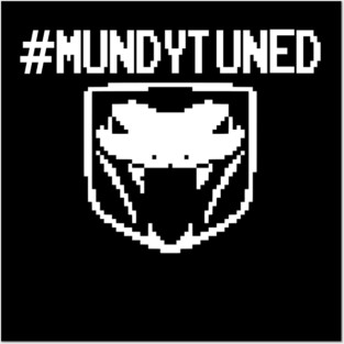 #MundyTuned Viper White Posters and Art