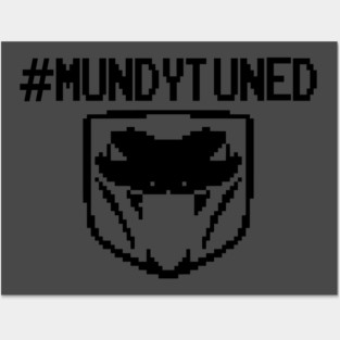 #MundyTuned Viper Black Posters and Art