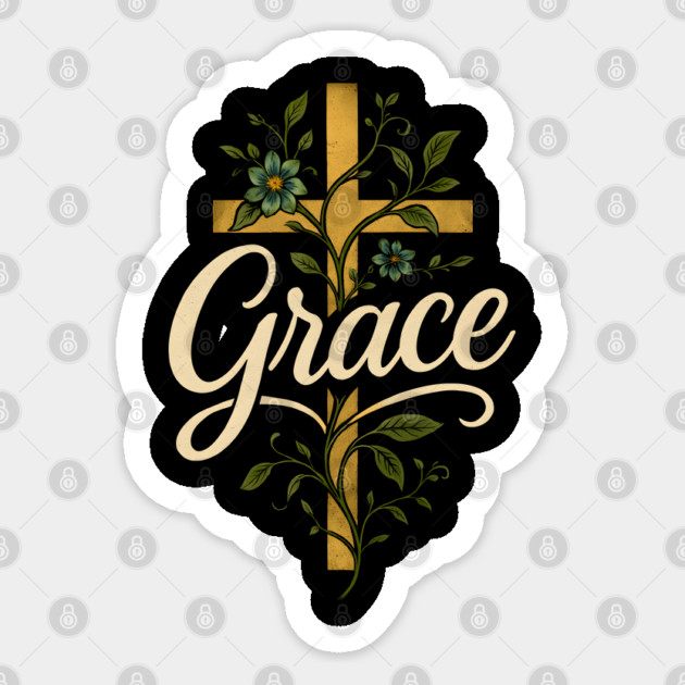 Grace Christian Faith Sticker by Douglas's Store 3