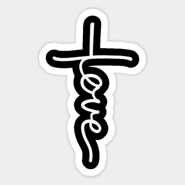 Love Cross Christian Gift Magnet by Douglas's Store 3