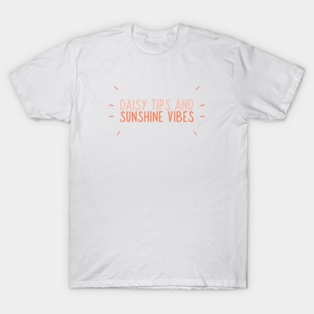 Daisy Tips and Sunshine Vibes Daisy Nail T-Shirt by Lamount Tees