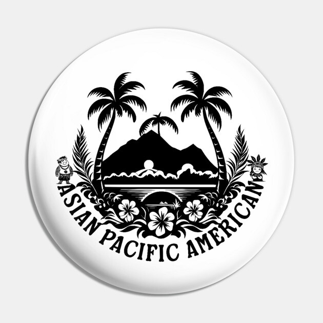 Asian Pacific American Pin by HolidayBug