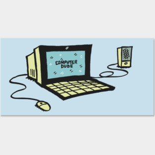 Computer dude Posters and Art