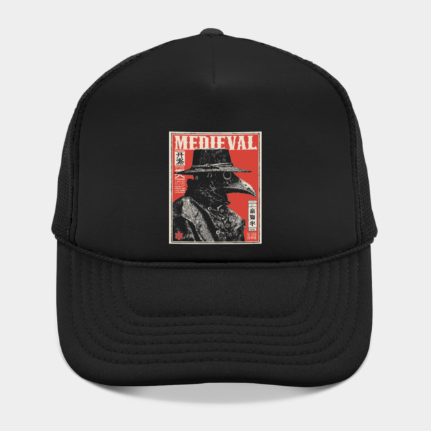 Medieval Plague Doctor Japanese Style T-Shirt by TuncGK