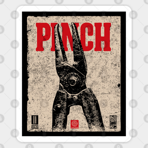 Retro Industrial Pliers Tool Art T-Shirt Sticker by TuncGK