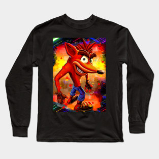 crash bandicoot Long Sleeve T-Shirt