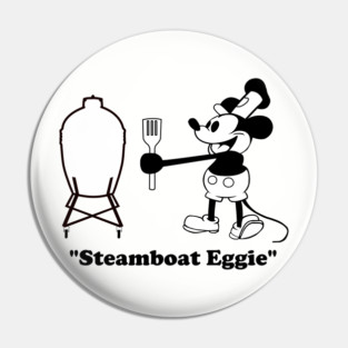 Steamboat Eggie Pin