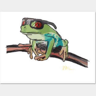 frog Posters and Art