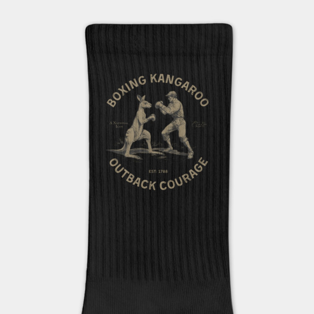 Boxing Kangaroo Outback Courage by Timeless Chaos