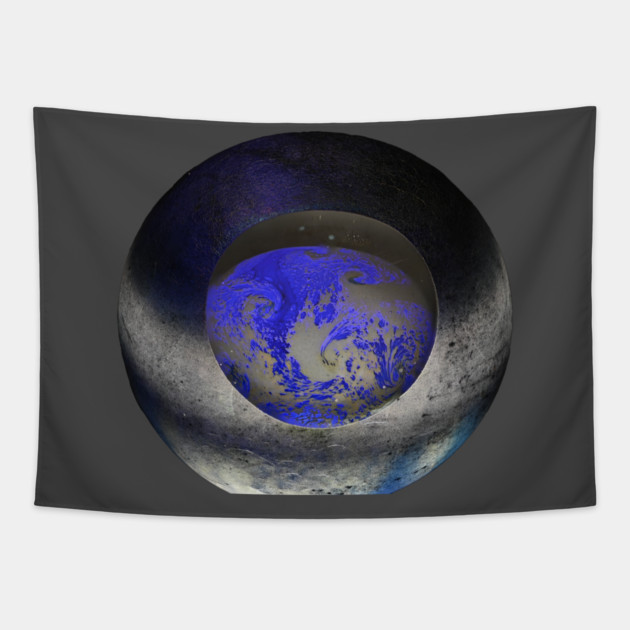Earth Portal - Art Glass Tapestry by MrGreenGenes420