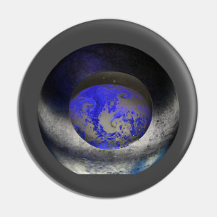 Earth Portal - Art Glass Pin