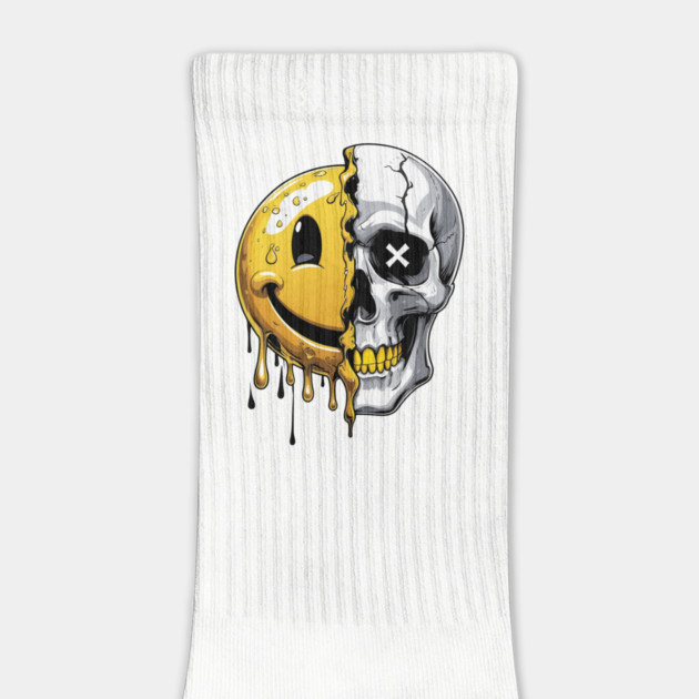 Melting Smiley Skull by UrbanLifeApparel