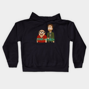 Frank & Charlie (Rick & Morty Style) Kids Hoodie