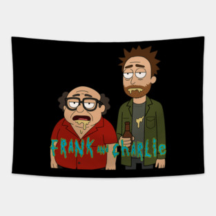 Frank & Charlie (Rick & Morty Style) Tapestry