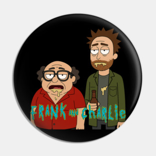 Frank & Charlie (Rick & Morty Style) Pin