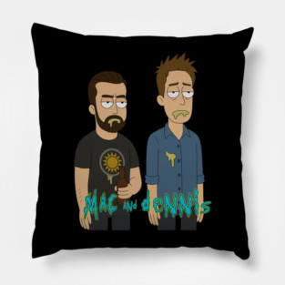 Mac & Dennis (Rick & Morty Style) Pillow
