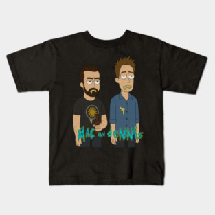 Mac & Dennis (Rick & Morty Style) Kids T-Shirt