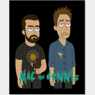 Mac & Dennis (Rick & Morty Style) Posters and Art