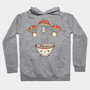 Kawaii Mushroom Soup - Reinforcement Arriving Hoodie