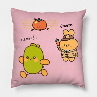 Cucumber Running from Justice Pillow