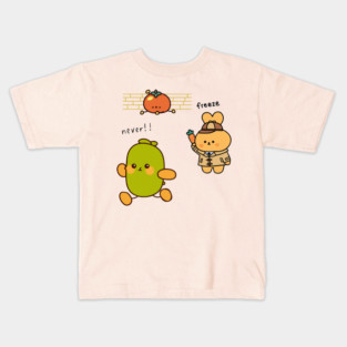 Cucumber Running from Justice Kids T-Shirt
