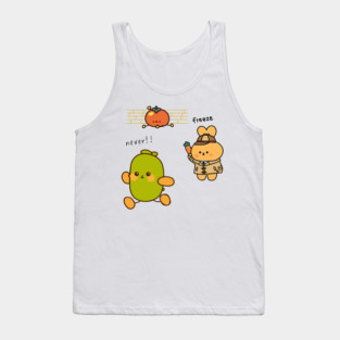 Cucumber Running from Justice Tank Top