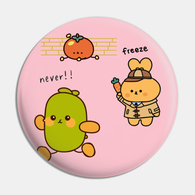 Cucumber Running from Justice Pin by TuncGK