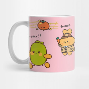 Cucumber Running from Justice Mug