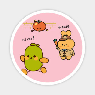 Cucumber Running from Justice Magnet