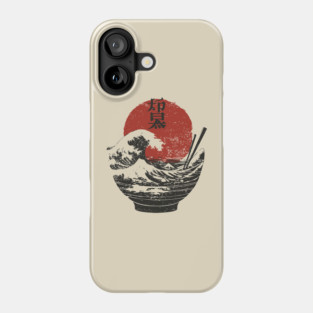 Bowl of Hokusai - Ramen Lovers Design Phone Case