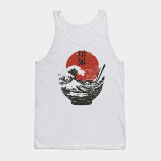 Bowl of Hokusai - Ramen Lovers Design Tank Top