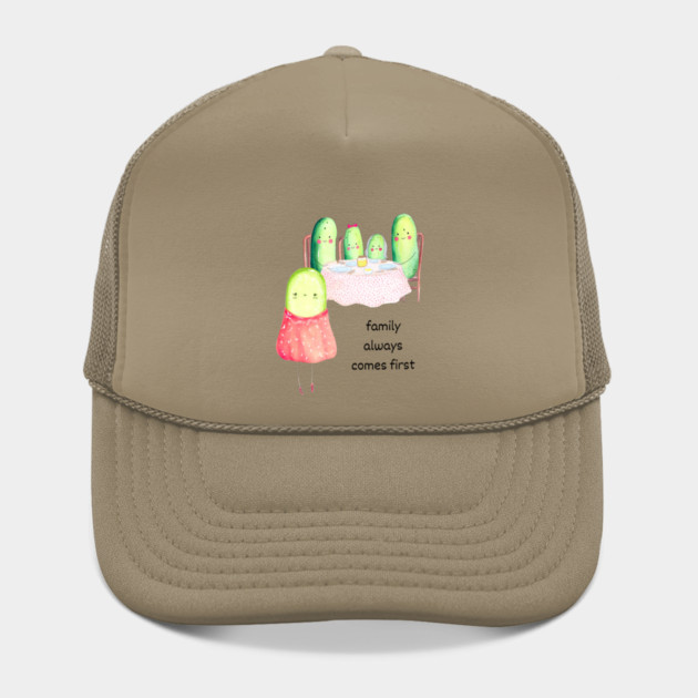 Kawaii Cucumber Family - Cute Design by TuncGK