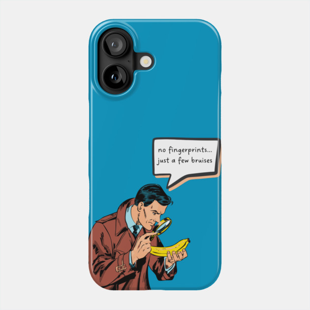 Funny Retro Detective - Comic Book Style Phone Case by TuncGK