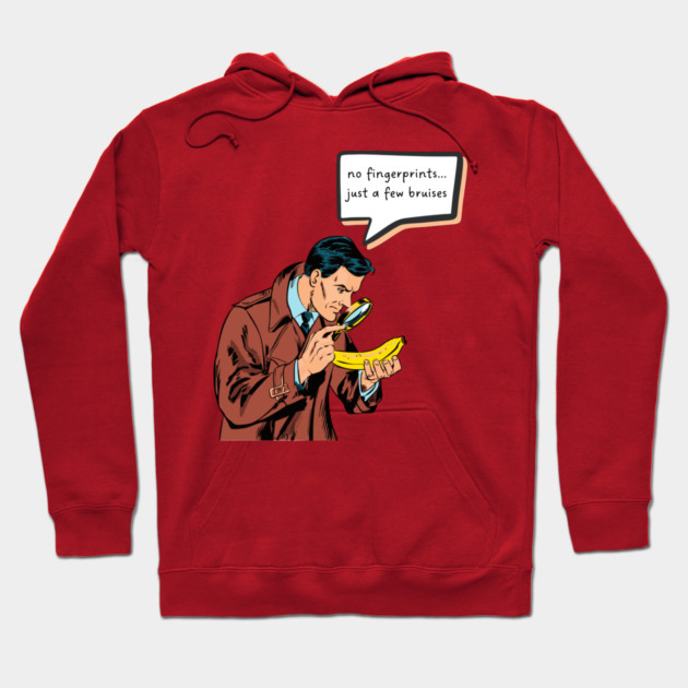Funny Retro Detective - Comic Book Style Hoodie by TuncGK