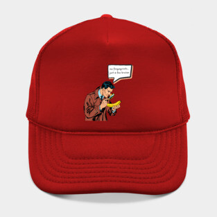 Funny Retro Detective - Comic Book Style Hat