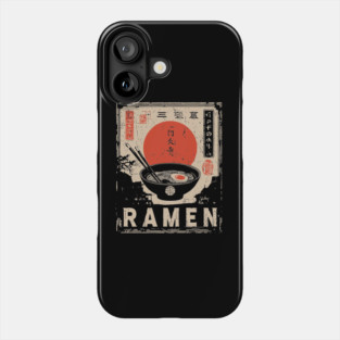 Japanese Ramen Print - Traditional Ukiyo-e Style Phone Case