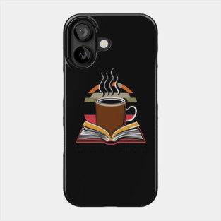Coffee & Chapters for books Phone Case