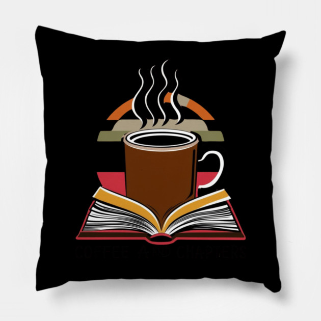 Coffee & Chapters for books Pillow by SR8891