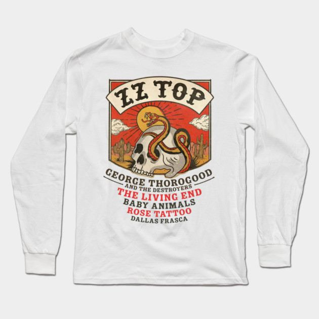 Red Hot Summer Tour Australia Long Sleeve T-Shirt by Timeless Chaos