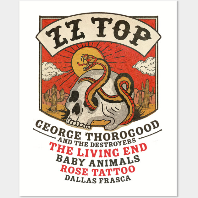 Red Hot Summer Tour Australia Wall Art by Timeless Chaos