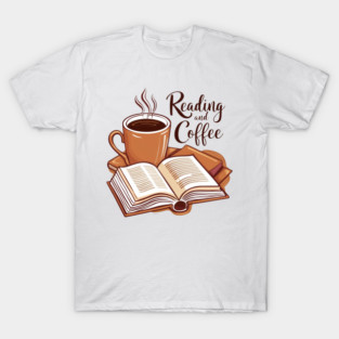 Book Fuelled by Coffee. T-Shirt