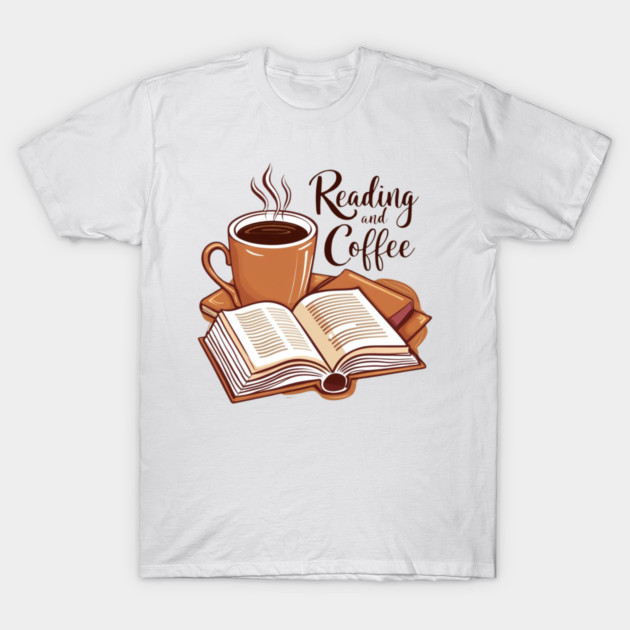 Book Fuelled by Coffee. T-Shirt by SR8891