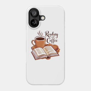 Book Fuelled by Coffee. Phone Case