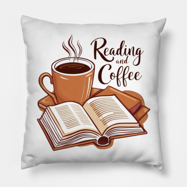 Book Fuelled by Coffee. Pillow by SR8891