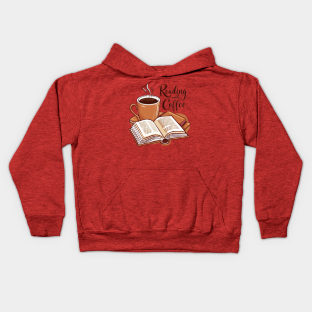 Book Fuelled by Coffee. Kids Hoodie by SR8891