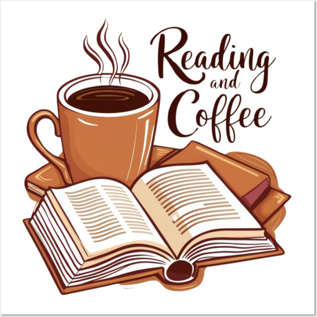 Book Fuelled by Coffee. Wall Art by SR8891