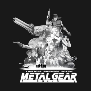 Metal Gear Solid Classic Characters T-Shirt