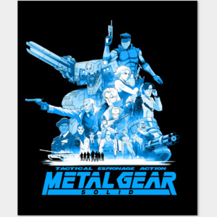 Metal Gear Solid 1 (Blue Version 1) Posters and Art