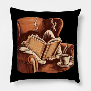 My Perfect Blend Books & Brews Pillow