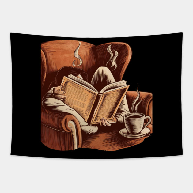 My Perfect Blend Books & Brews Tapestry by SR8891